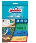 Spontex Microfibre Ultimate Clean Mikrofasertuch-Set, 3-teilig 19790991 , 1 Set...