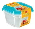 CURVER FRESH & GO Frischhaltedose, 3-tlg 207756 , 1 Set: 3 x 1,2 Liter
