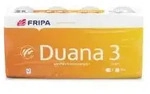 Fripa Duana Toilettenpapier, 3-lagig, hochwei&szlig; 1300800 , 1 Paket = 8 Packungen...