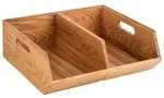 APS Buffet Box, aus ge&ouml;ltem Eichenholz 11729 , 1 Box, 2 F&auml;cher