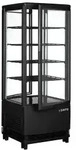 SARO K&uuml;hlvitrine mit Doppelt&uuml;r SC 100 DT 98 Liter, schwarz 330-1015 , Ma&szlig;e...