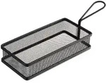 APS SNACKHOLDER Servier-Frittierkorb, black mat 40628 , Ma&szlig;e (L x B x H): 21,5...