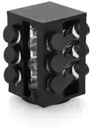 Zeller Gew&uuml;rzrondell mit 12 Gl&auml;sern, schwarz 19633 , 1 Set, Ma&szlig;e: 14 x 14 x 22,5