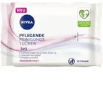 NIVEA 3 in 1 Pflegende Reinigungst&uuml;cher 81906 , 1 Packung = 25 T&uuml;cher