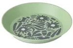 Koziol Tiefer Teller BLOMSTER PLATE 240mm BLOOM 8179703 , Farbe: nature leaf...