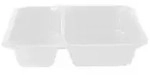 PAPSTAR Mikrowellenschalen Siegelschale, 1205 ml, 2-geteilt 88440 , 1 Karton =...