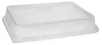 Deckel f&uuml;r Men&uuml;schalen, Kunststoff, transparent 96555 , 1 Packung = 20 St&uuml;ck