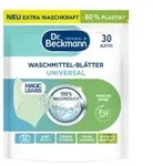 Dr. Beckmann Waschmittel-Bl&auml;tter Universal, Frische Brise 9562 , 1 Packung = 30