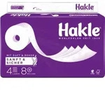 Hakle&reg; Sanft & Sicher Toilettenpapier 1 Packung = 8 Rollen zu je 130 Blatt
