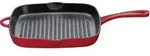 K&uuml;chenprofi Grillpfanne, hoch, aromaschonend 04 0780 14 26 , Farbe: rot