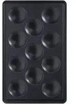 Tefal Poffertjes Snack Collection, 3-teilig XA8012 , 1 Set = 2 Poffertjes Platten