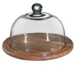 Zassenhaus Akazie K&auml;seglocke mit Glasdeckel 055863 , Durchmesser: 25 cm