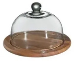 Zassenhaus Akazie K&auml;seglocke mit Glasdeckel 055870 , Durchmesser: 30 cm