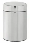 Brabantia Abfalleimer Slide Bin, 5 Liter 477560 , Farbe: Brilliant Steel, mit