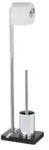 WENKO Noble Stand WC-Garnitur 20460100 , Farbe: schwarz