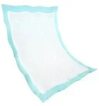 ABENA&reg; Einweg-Unterlage, Flocken Classic, 60 x 90 cm, blau 04123 , 1 Packung = 25