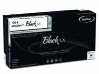 MaiMed® - Black LX Einmalhandschuhe Latex 74448 , 1 Karton = 10 Packungen =...