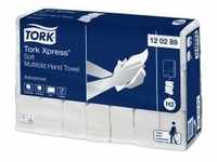 Tork Xpress® Papierhandtuch, Multifold H2, 21 x 25,5 cm, weiß 120289 , 1 Karton =