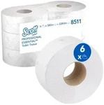 SCOTT&reg; EssentialTM 380 Toilettenpapier, Maxi Jumbo, wei&szlig; 8511 , 1 Paket = 6 Rollen