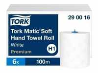 Tork Handtuchrollen Matic®, H1-kompatibel, 21 cm x 100 m, weiß 290016 , 1 Paket = 6