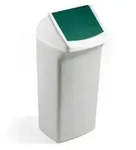 DURABLE Wertstofftonne DURABIN FLIP 40, mit Schwingdeckel VEH2012034 , 40 Liter,