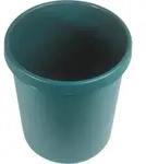 helit Papierkorb "the german" mit Rand, 30 Liter Farbe: gr&uuml;n