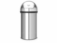Brabantia Abfallbehälter Push Bin, 60 Liter 484520 , Farbe: Matt Steel