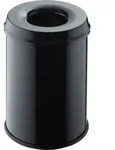 helit Papierkorb "the guardian", 15 Liter Farbe: schwarz