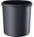 helit Papierkorb the firefighter, 18 Liter Farbe: schwarz
