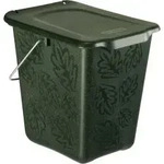 Rotho Bioabfall Eimer GREENLINE, 7 Liter 1775805527 , Farbe: buche gr&uuml;n