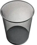 helit Papierkorb "the circle network", 15 Liter Farbe: schwarz