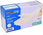HYGOSTAR&reg; Latexhandschuhe Grip, puderfrei, wei&szlig; 2670 , 1 Packung = 100 St&uuml;ck,