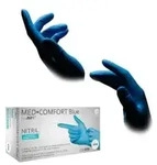 MED-COMFORT Blue Nitrilhandschuhe, puderfrei, blau 01192-S , 1 Packung = 100 St&uuml;ck,