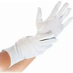 Hygostar&reg; Blanc Baumwollhandschuhe 2714 , 1 Packung = 12 Paar, Gr&ouml;&szlig;e L