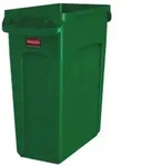 Rubbermaid Abfalleimer Slim Jim&reg;, 60 Liter 1955960 , Farbe: gr&uuml;n
