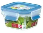 EMSA Clip & Close Frischhaltedose quadratisch 508535 , Fassungsverm&ouml;gen: 200 ml