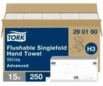 Tork Papierhandt&uuml;cher H3 Advanced, 2-lagig 290190 , 1 Paket = 15 B&uuml;ndel x 250 =