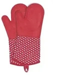 WENKO Silikon Topfhandschuhe 2102168100 , Farbe: rot