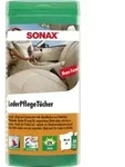 SONAX Reinigungst&uuml;cher Lederpflege 04123000 , 25 T&uuml;cher in wiederverschlie&szlig;barer
