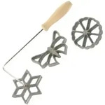 WESTMARK Waffelb&auml;ckerei mit 3 Motiven 32242260 , Formengr&ouml;&szlig;e: 7 - 9 cm