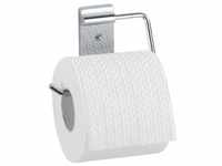 WENKO Basic Toilettenpapierrollenhalter 17895100 , 1 Stück, Edelstahl