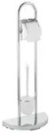 WENKO Raumwunder WC-Garnitur 16608100 , Ma&szlig;e: 33 x 84 x 18 cm, Farbe: chrom