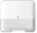 Tork Mini Handtuchspender H3 - robustes Design 553100 , Kunststoff, wei&szlig;
