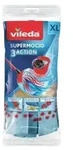Vileda SuperMocio 3xAction Velour Wischmopp 108143 , 1 Packung = 1 St&uuml;ck