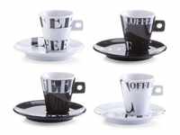 Zeller Coffee style Espresso-Set, 8-teilig 26540 , Material: Porzellan,
