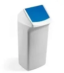 DURABLE Wertstofftonne DURABIN FLIP 40, mit Schwingdeckel VEH2012036 , 40 Liter,