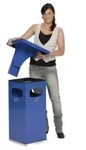 VAR Kombiascher B 32 12184 , Farbe: enzianblau