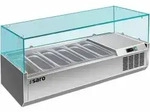Saro K&uuml;hlvitrine METTE VRX 1400, F&uuml;&szlig;e verstellbar 323-1037 , 1 K&uuml;hlvitrine
