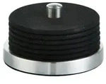 Zeller Edelstahl Glasuntersetzer-Set, 7-teilig 27224 , 1 Set, &Oslash; 10 x 6 cm, schwarz