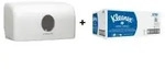 Kimberly-Clark Aktionsset "H&auml;ndehygiene" Handtuchpapier + Spender 6789+6956 ,